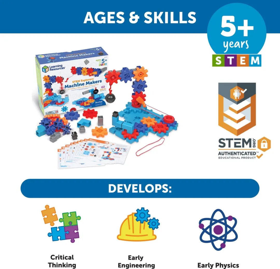 Learning Resources Machine Makers Bouwset - 2 Onderdelen - Multicolor