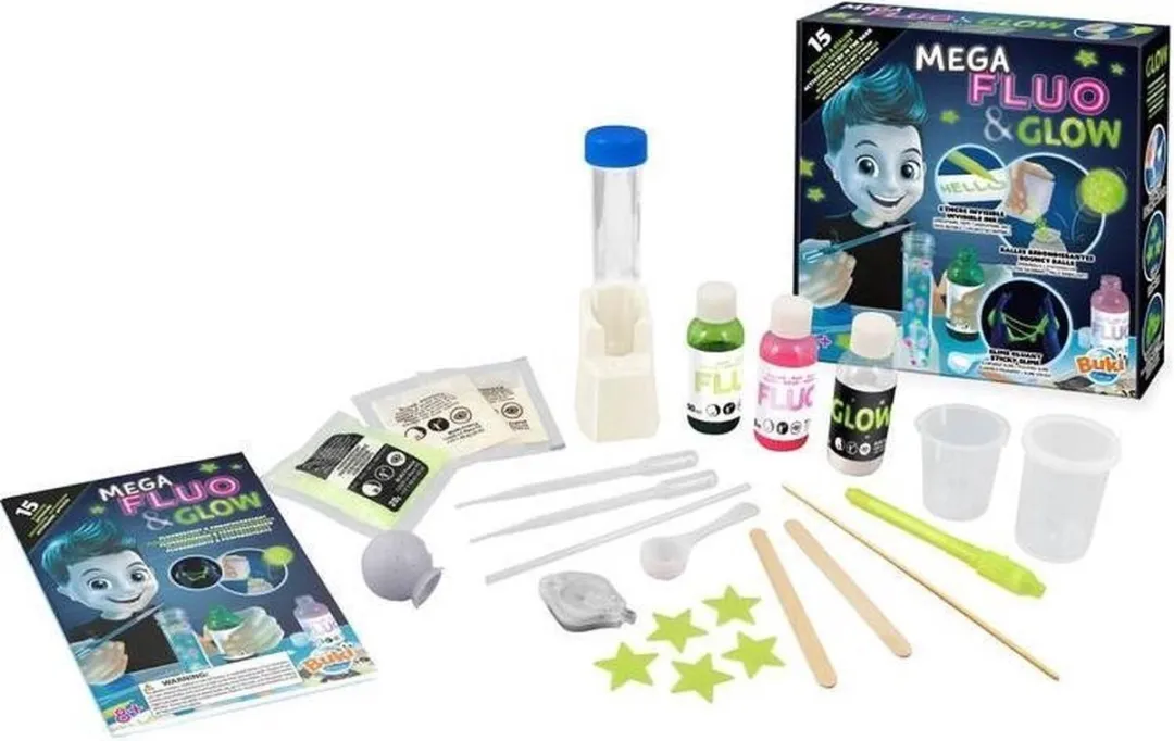 Buki France Mega Flou en Glow Wetenschapsdoos 2162 - 2x AAA