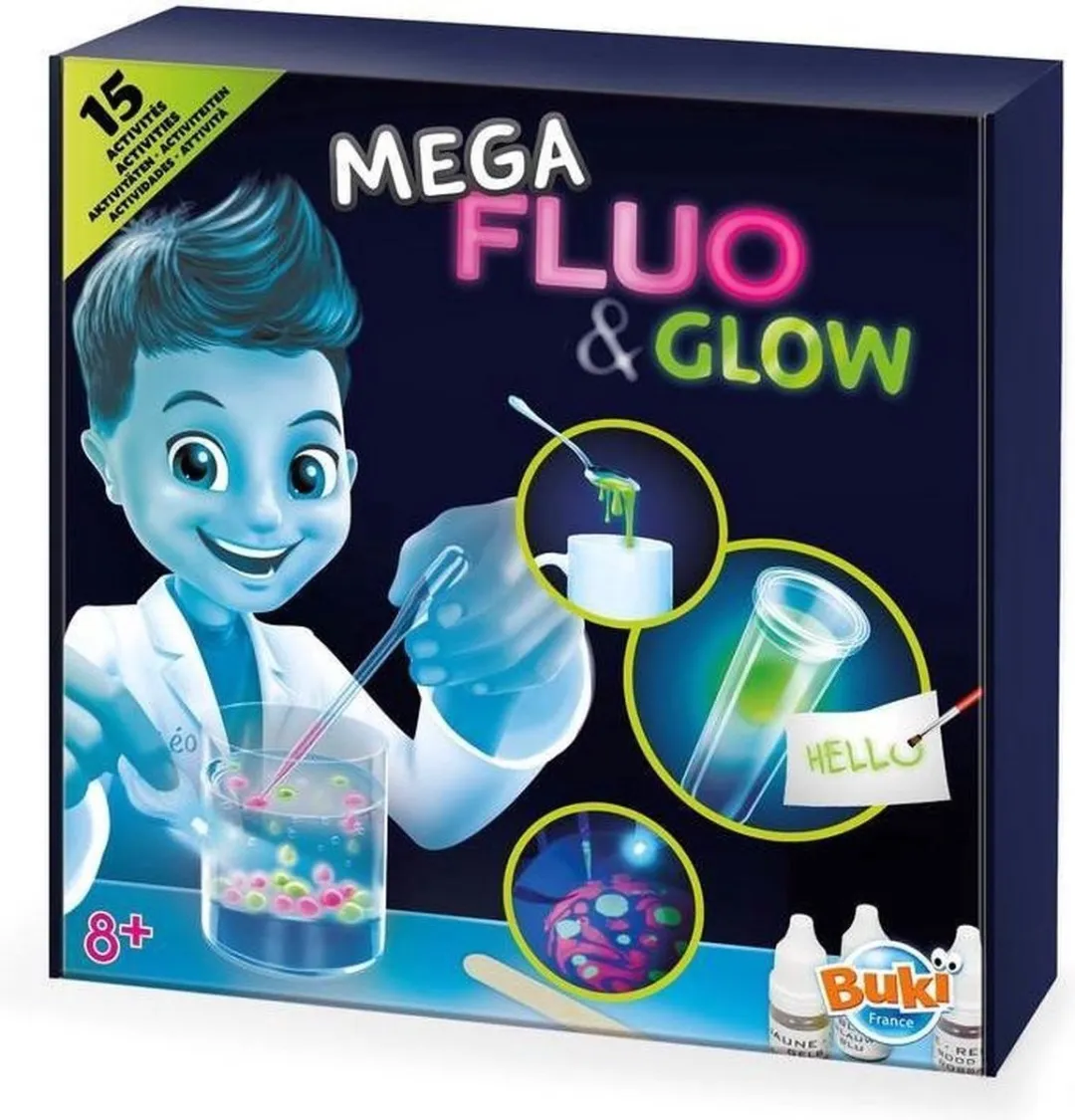Buki France Mega Flou en Glow Wetenschapsdoos 2162 - 2x AAA