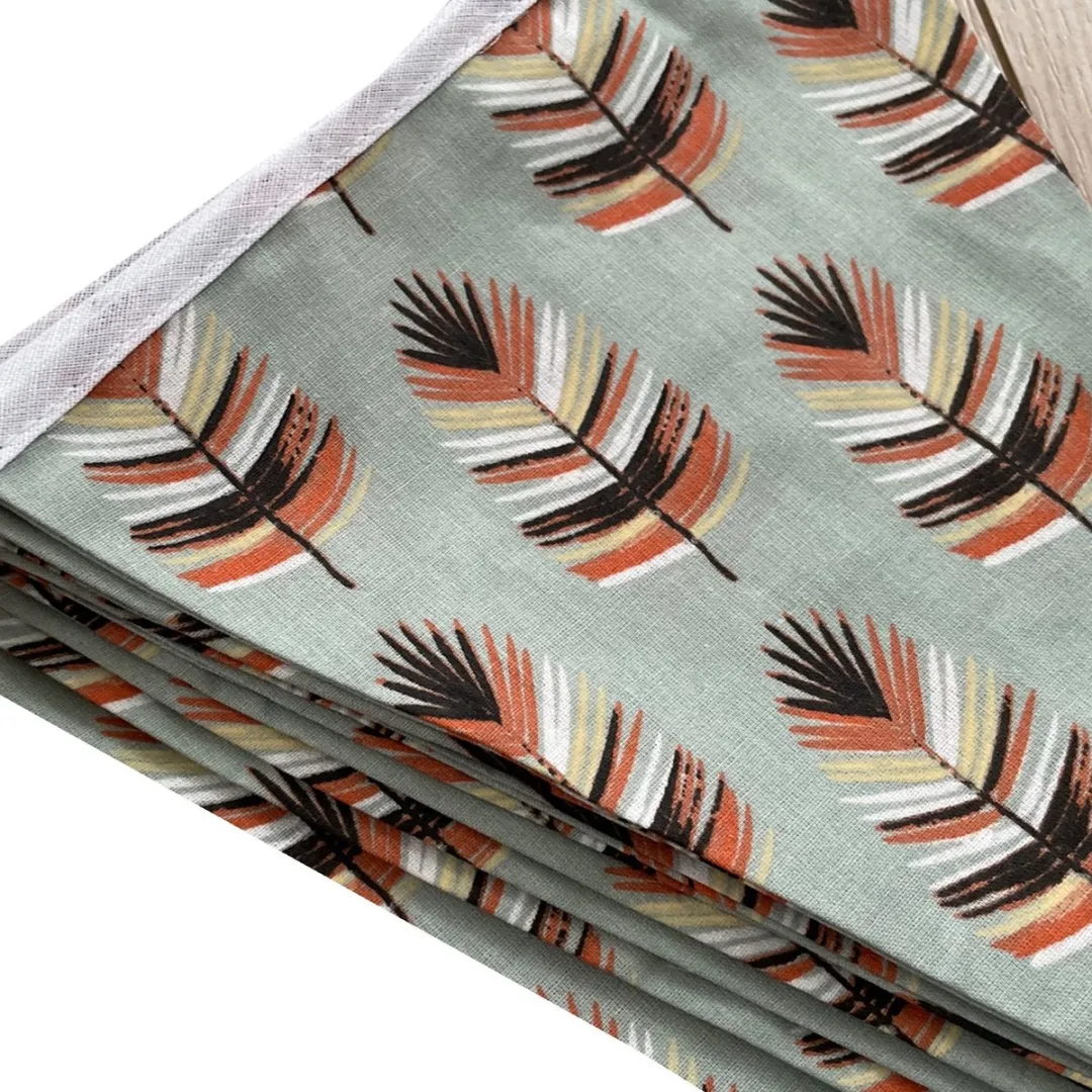 BINK Bedding Stoffen Slinger XXL - 10m 21 Vlaggetjes - Groen/Oranje/Zwart