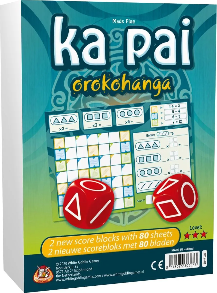 White Goblin Games Scoreblocks Ka Pai: Orokohanga WGG2019