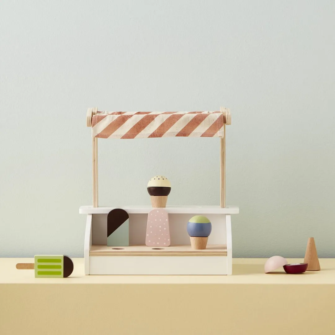 Kids Concept Houten IJsjes Bistro - 6 Minifiguren