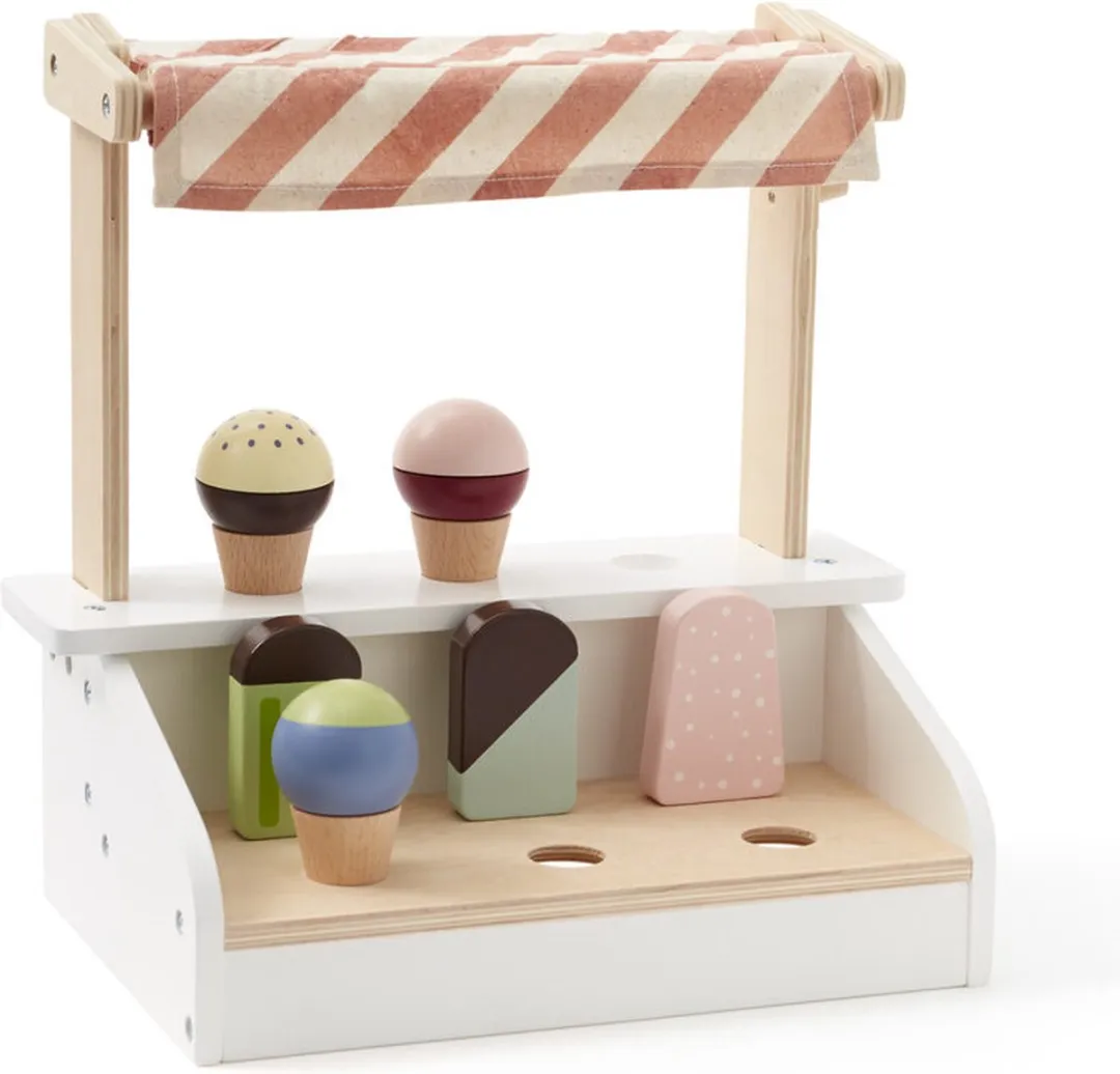 Kids Concept Houten IJsjes Bistro - 6 Minifiguren