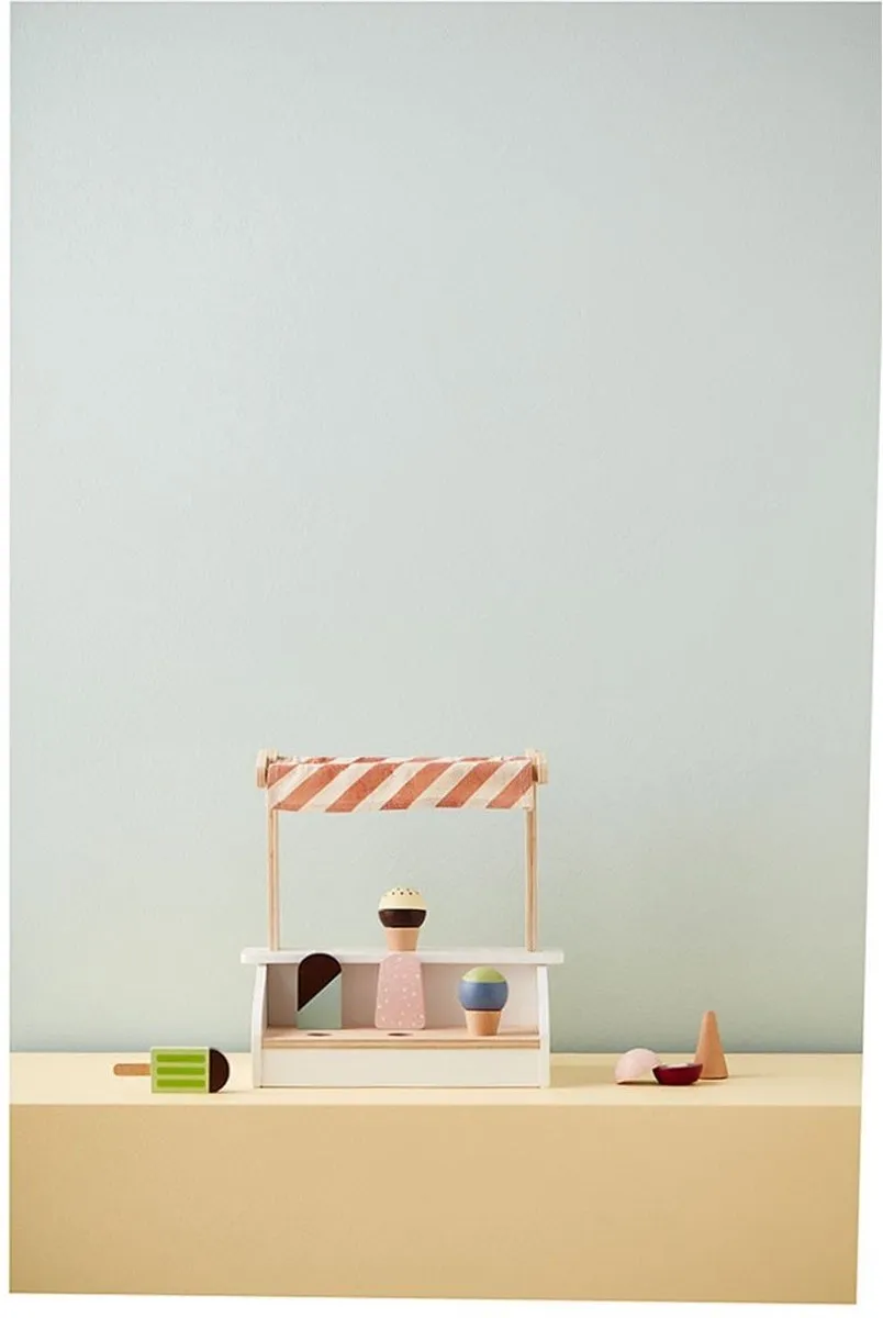 Kids Concept Houten IJsjes Bistro - 6 Minifiguren