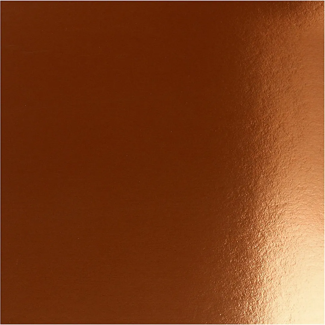 Creativ Company Metallic Foliekarton A4 Koper - 10 Vel