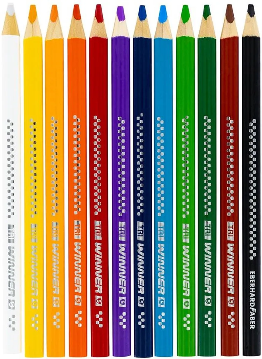 Eberhard Faber Tri Winner Kleurpotloden 12 Stuks EF-518415