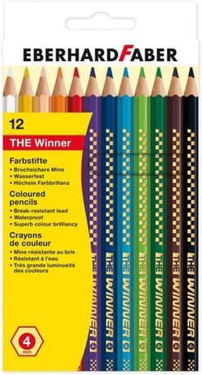 Eberhard Faber Tri Winner Kleurpotloden 12 Stuks EF-518415