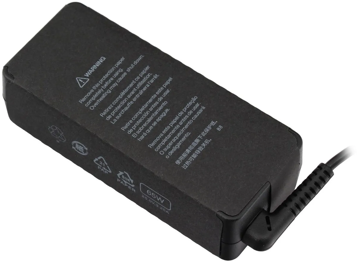Lenovo 35045524 Oplader 65W - Zwart