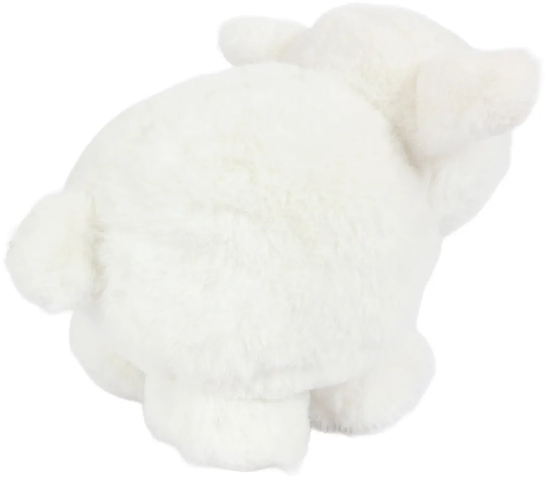 PIA Soft Toys Pluche Schaap Balvorm - 15cm - Wit