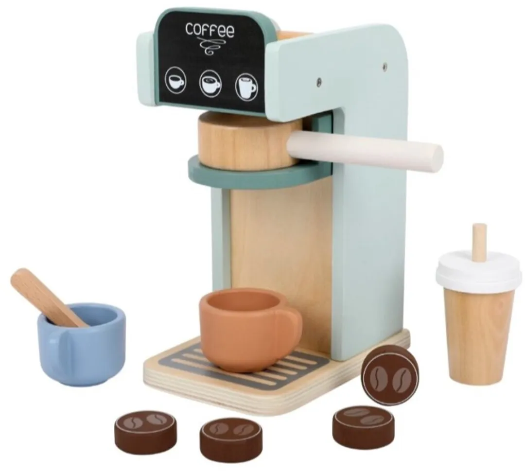 Playing Kids Houten Koffiemachine
