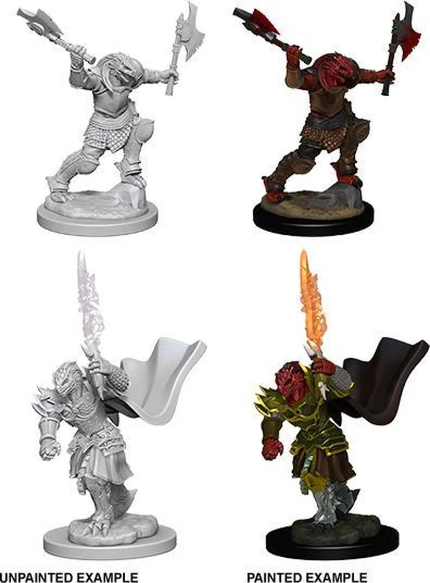 Wizkids Dungeons & Dragons Nolzur's Marvelous Miniatures Dragonborn Fighter Vrouwelijk - Multi