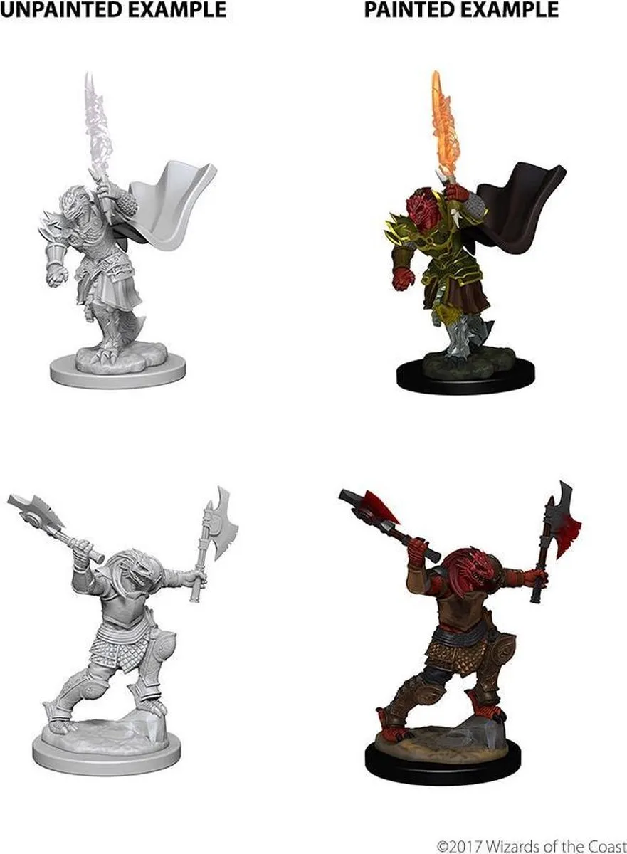 Wizkids Dungeons & Dragons Nolzur's Marvelous Miniatures Dragonborn Fighter Vrou