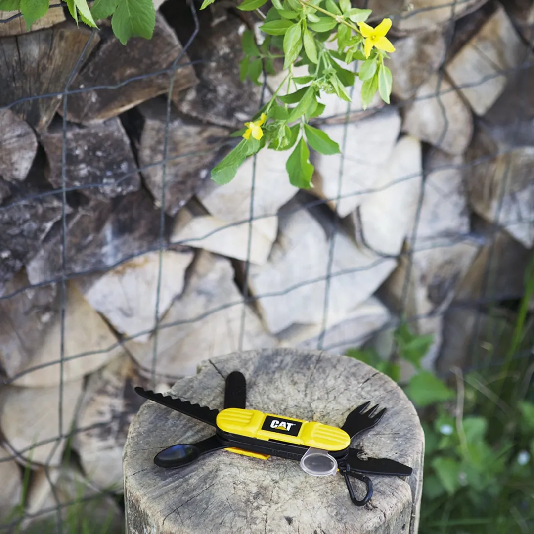 Klein Toys Caterpillar Adventure Multitool - 6 Functies - Geel/Zwart