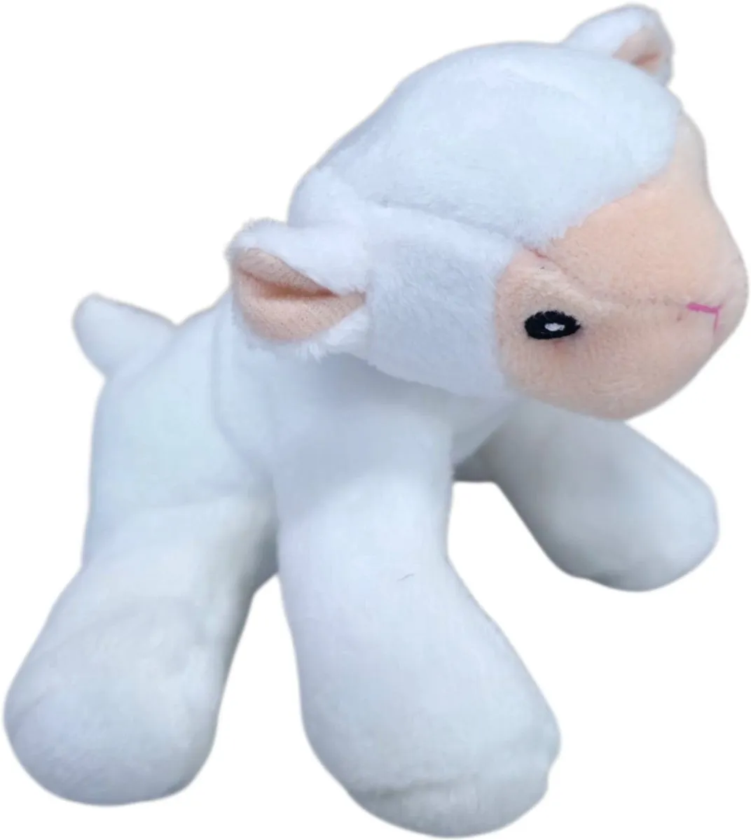 Unitoys Mini Animals Lammetje 12cm - Wit