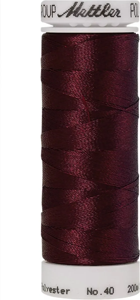 Amann Mettler Polysheen Borduurgaren 200m - Rood
