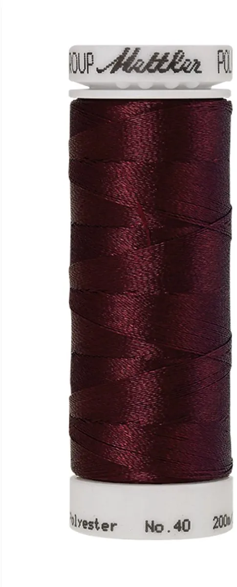Amann Mettler Polysheen Borduurgaren 200m - Rood