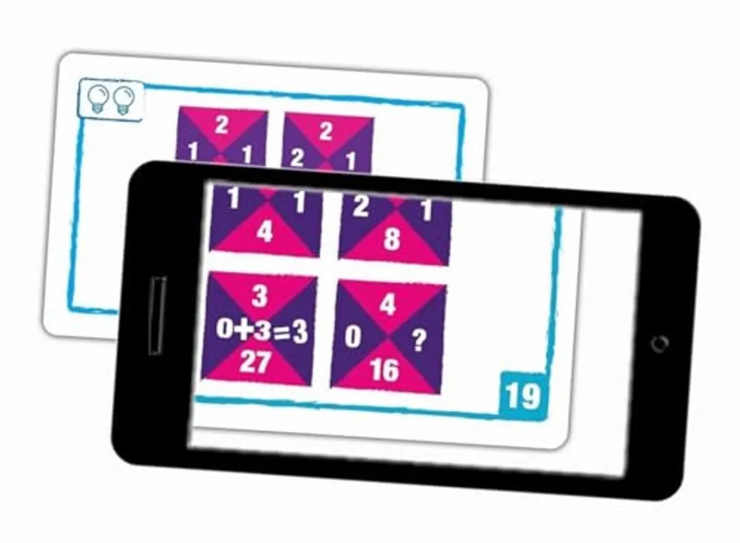 Brain Games logica kaartspel blauw - educatief spel voor kinderen.