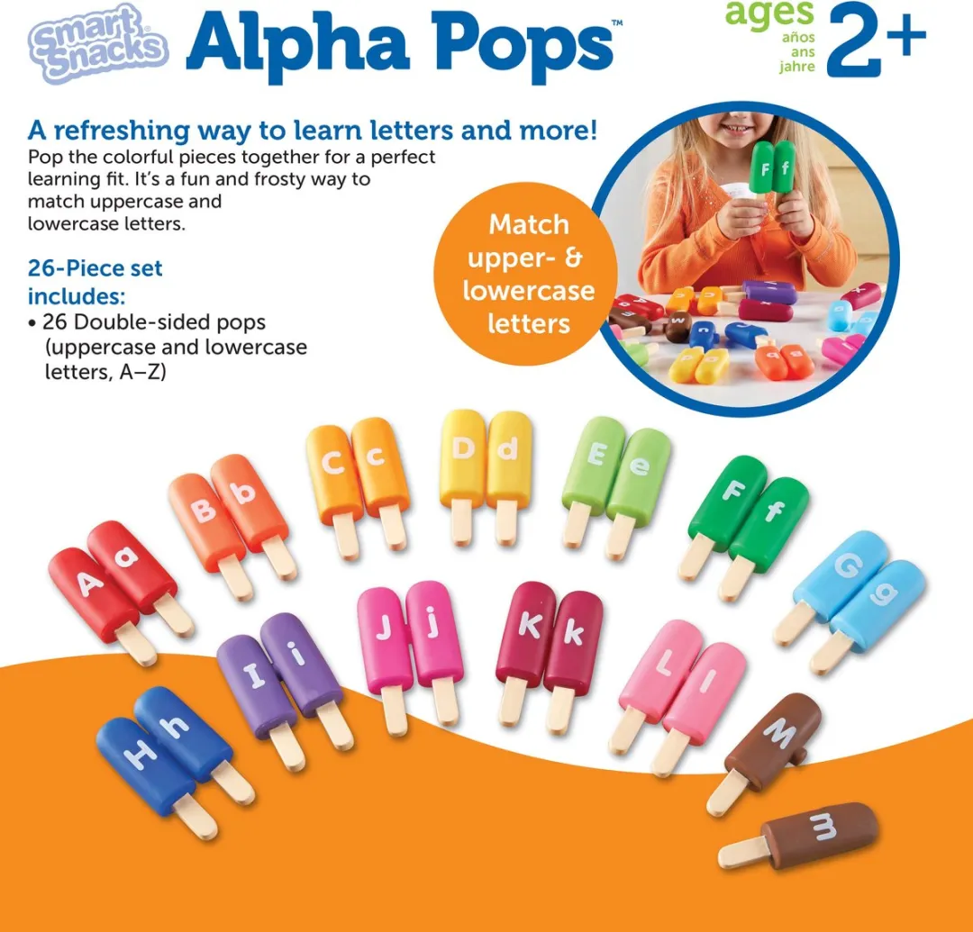 Learning Resources Smart Snacks Alfabet IJsjes Multicolor