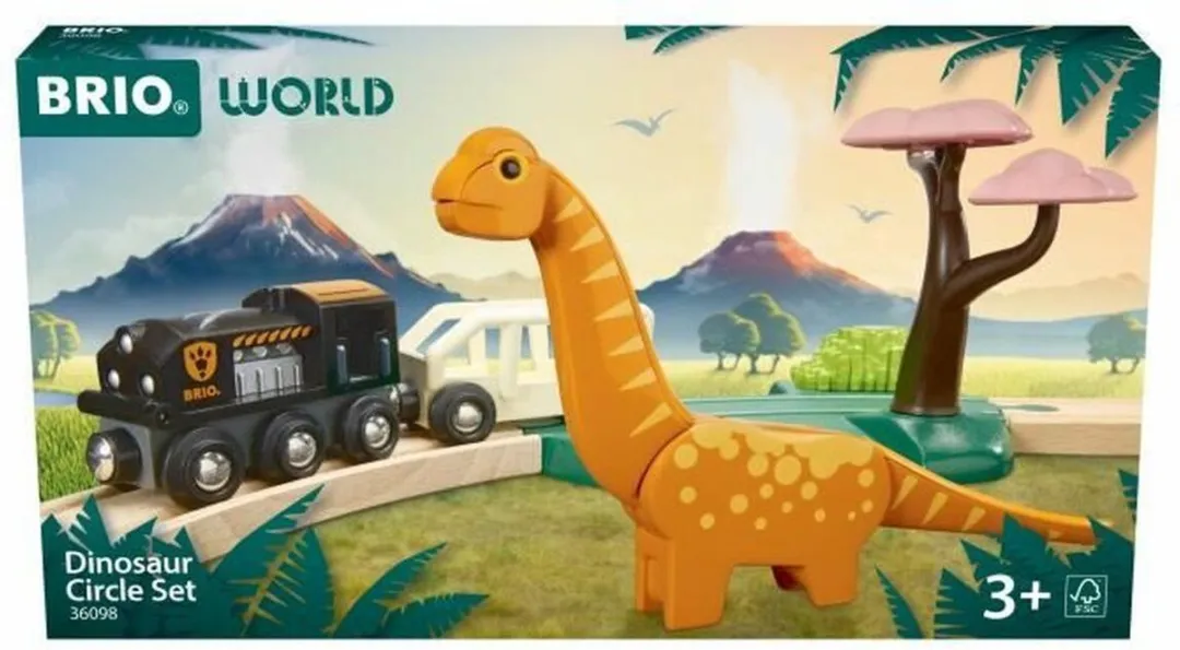 Brio Treinbaan Cirkel Dinosaurus 12-delig - Multicolor - afbeelding 6 van 6