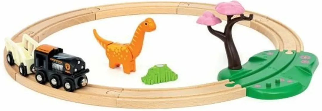Brio Treinbaan Cirkel Dinosaurus 12-delig - Multicolor