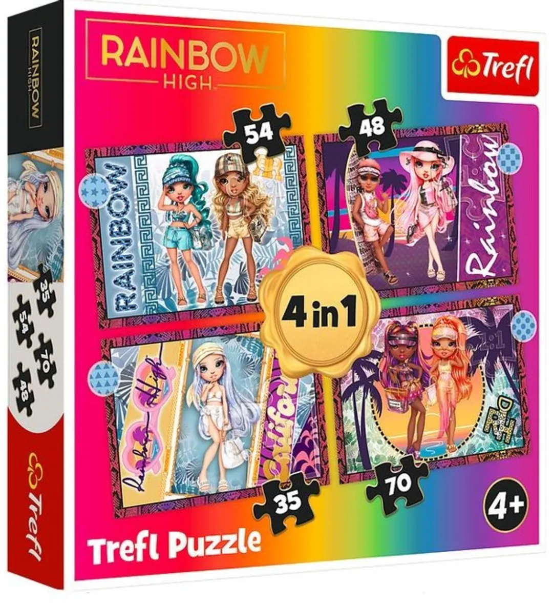 Trefl Rainbow High Modne Laleczki Puzzelset 207 Stuks - 4x285x205mm - Wielkleur