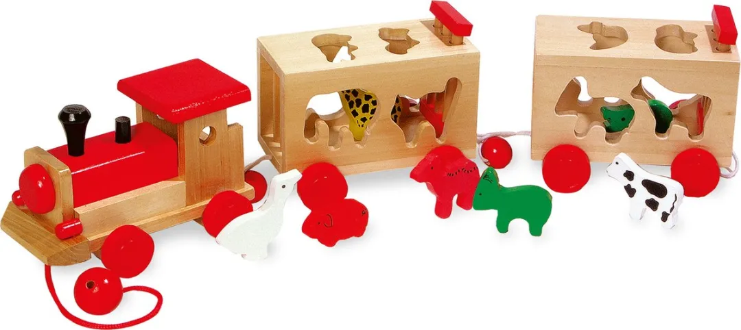 Small Foot Houten Dierentuintrein