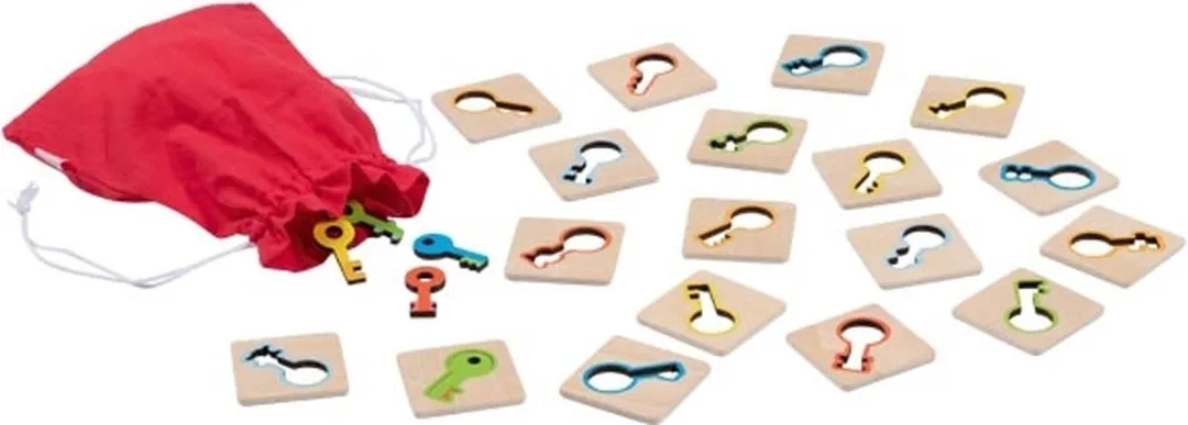 Goki Memo Game Keys 56326 - Multikleur
