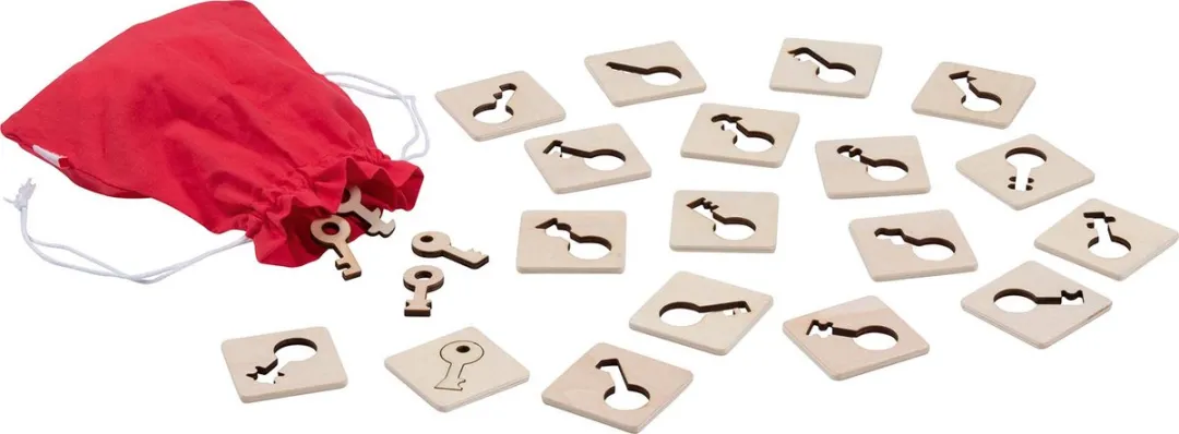 Goki Memo Game Keys 56326 - Multikleur