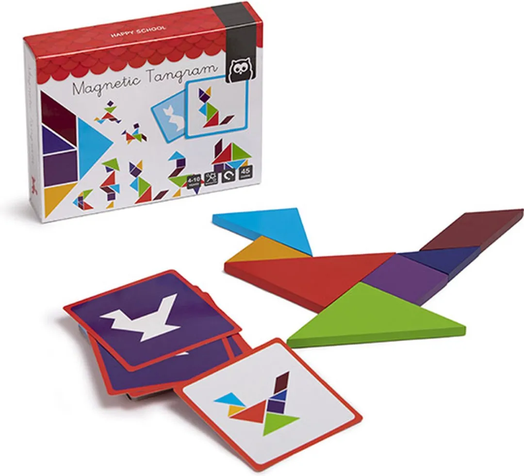 Eurekakids Magneet Tangram Hout