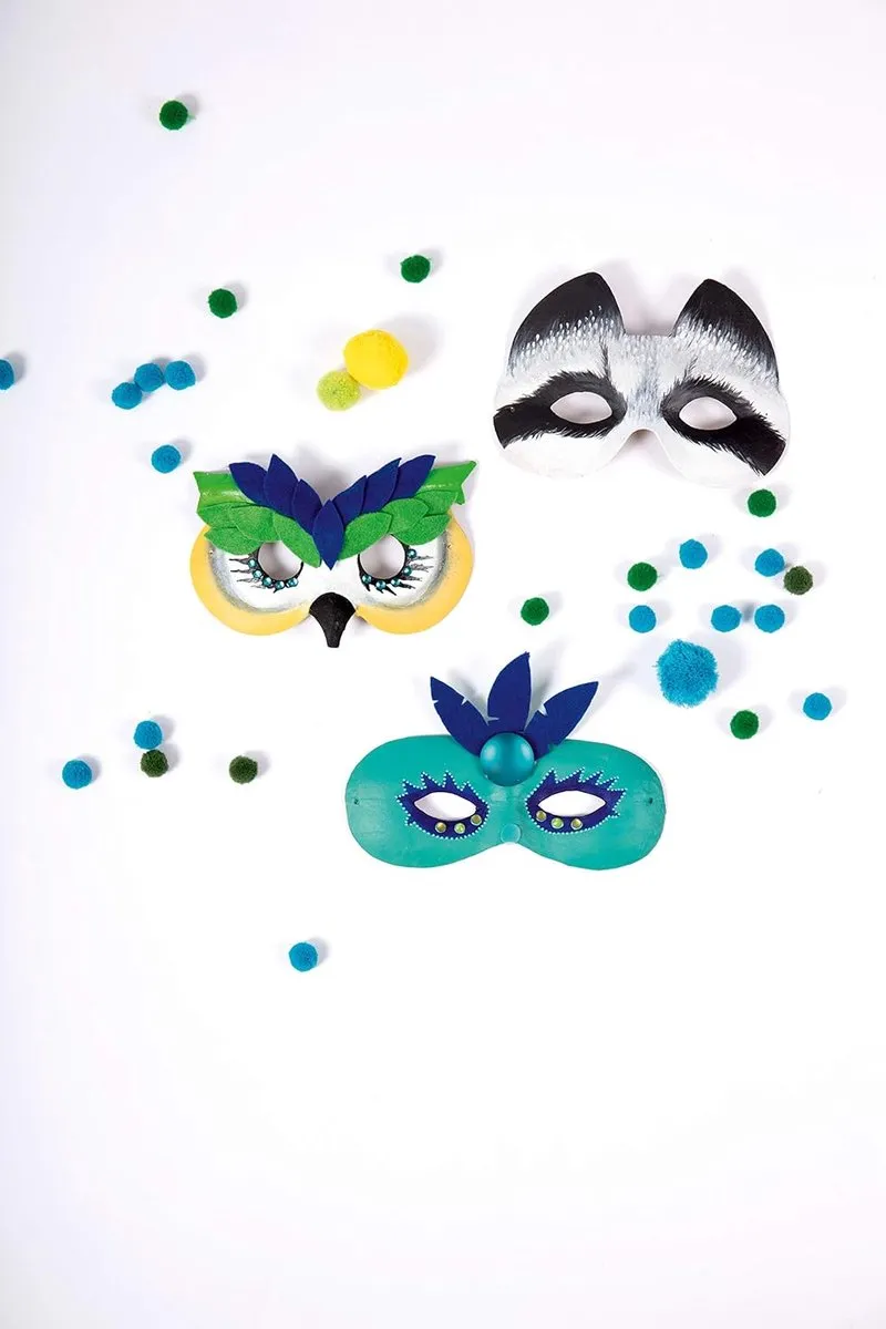 Decopatch Kindermasker Vleermuis - Bruin