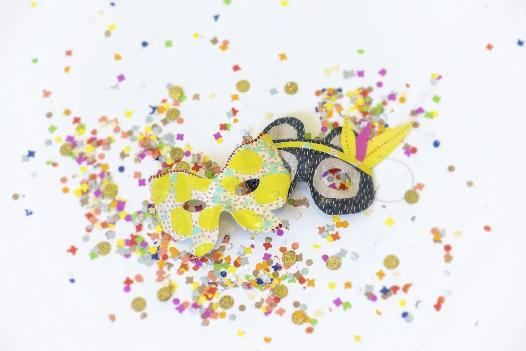 Decopatch Kindermasker Vleermuis - Bruin