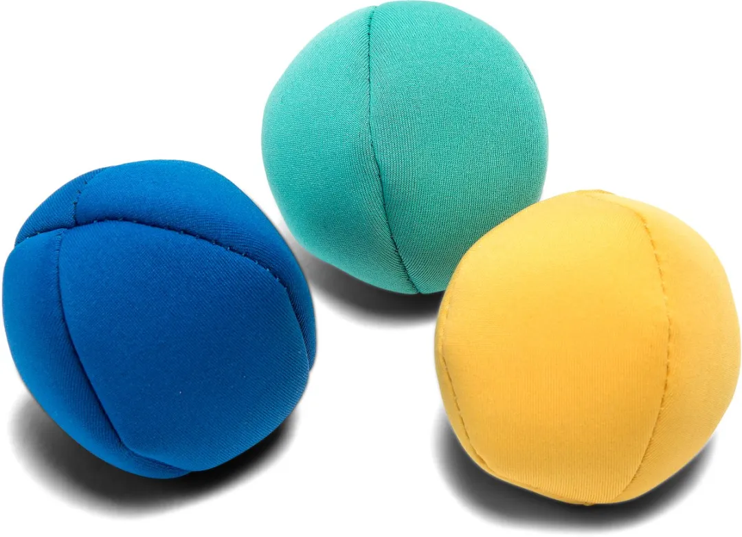 BS Toys Jongleerballen 6cm - 3 Stuks - Groen/Blauw/Geel