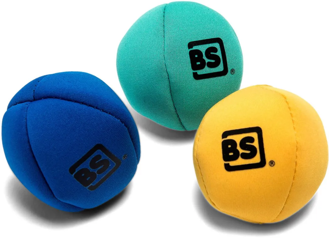 BS Toys Jongleerballen 6cm - 3 Stuks - Groen/Blauw/Geel - afbeelding 6 van 6