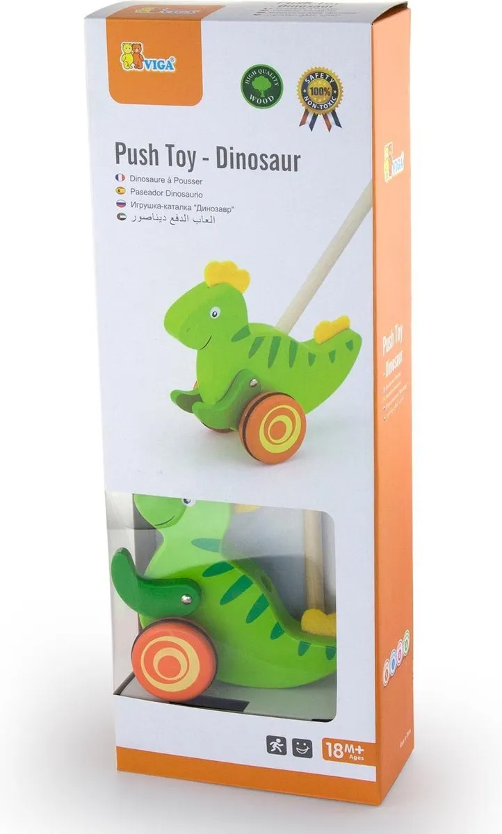 Vigatoys Duwstok Dino