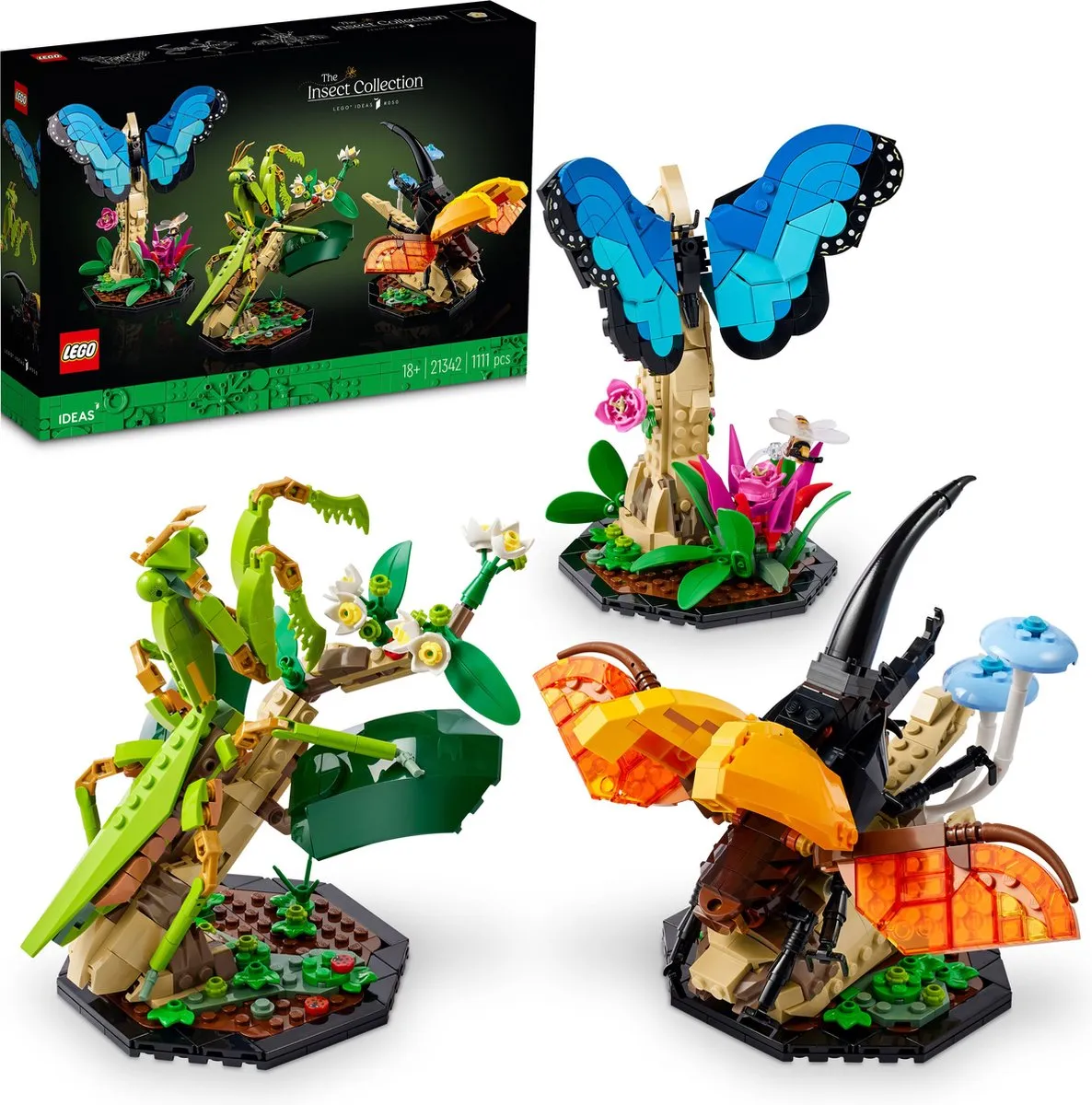 LEGO Ideas De Insectencollectie 21342 - 1111 Stukken - Veelkleurig