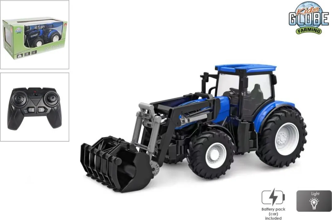 Kids Globe RC Tractor met Frontlader 510315
