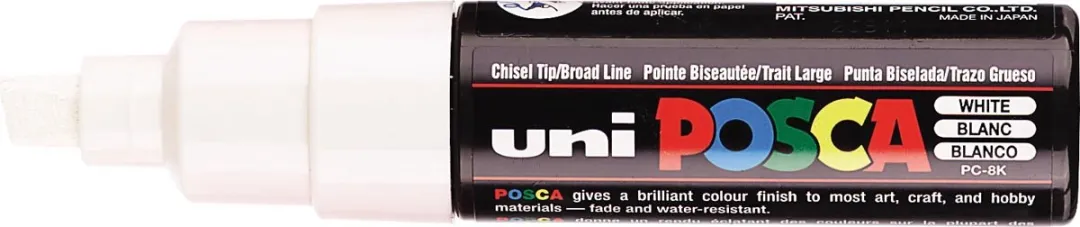Posca PC-8K Markeerstift Wit