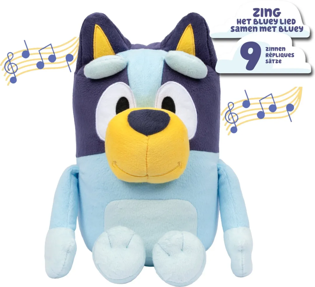Moose Toys Bluey Pratende Knuffel - Blauw