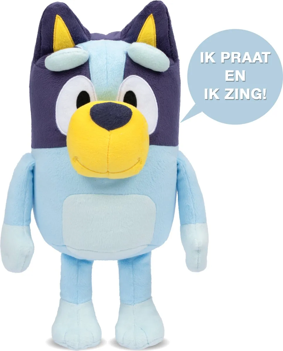 Moose Toys Bluey Pratende Knuffel - Blauw