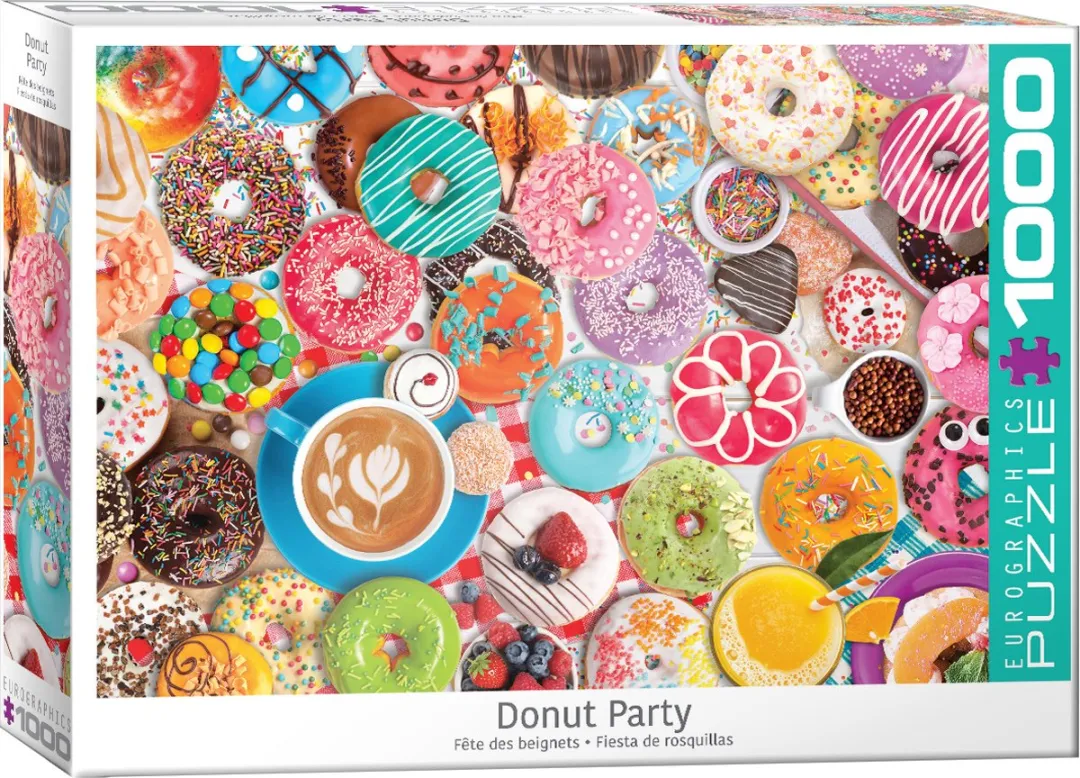 Eurographics Donut Party Legpuzzel 1000 Stuks - Meerkleurig