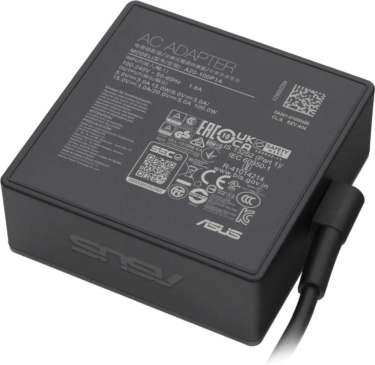 ASUS 100W Type C Netspanningadapter