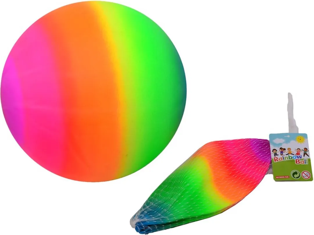 Johntoy Regenboogbal Outdoor Fun 20cm - Multicolor
