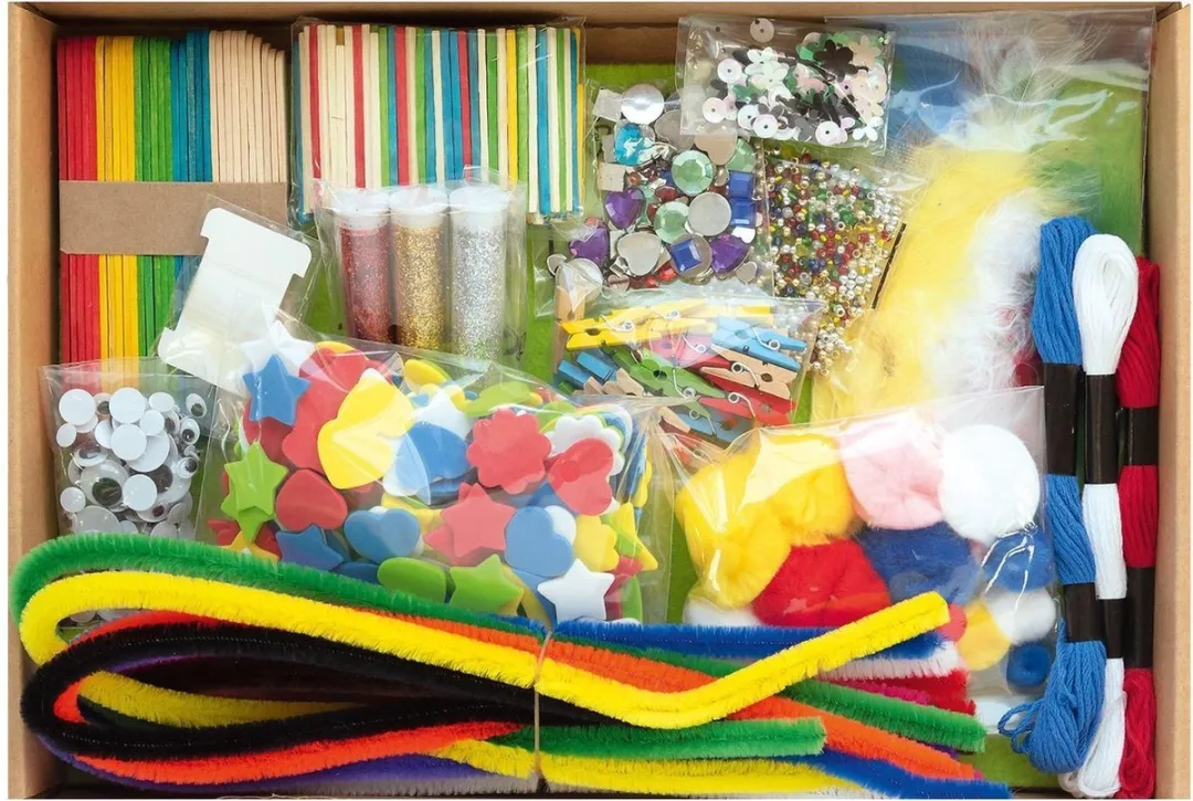 Folia Kreativebox Knutselpakket 1300 Stuks - Mixed