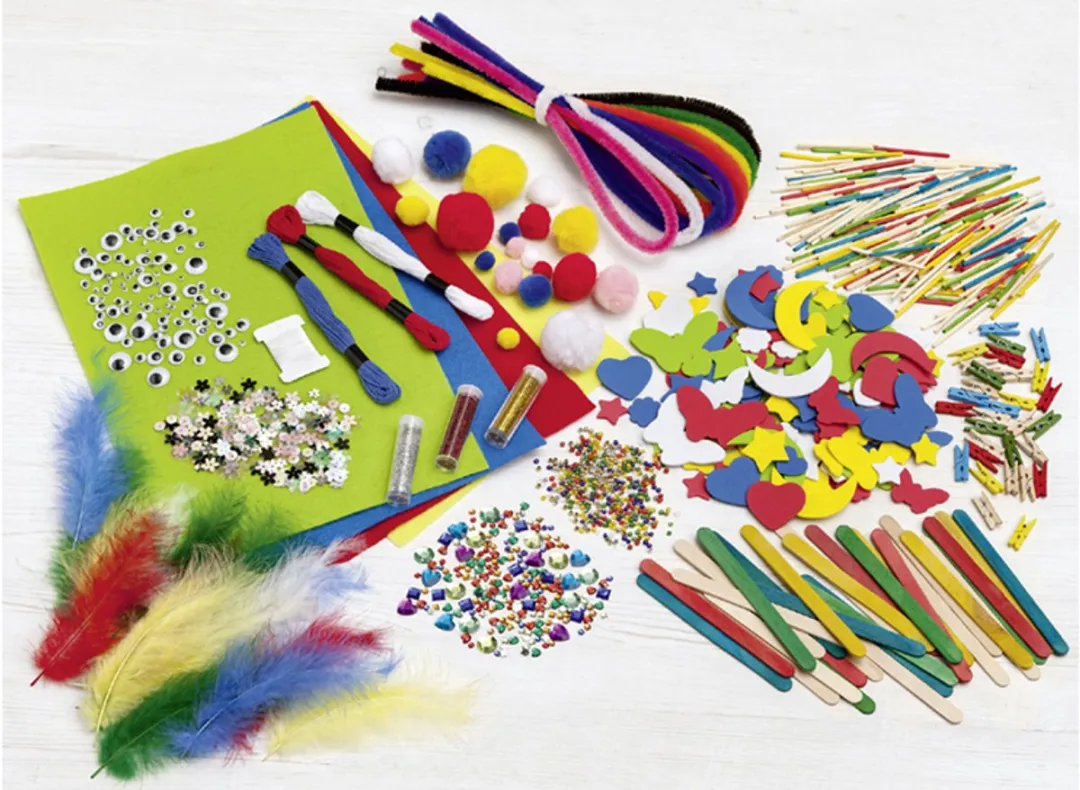 Folia Kreativebox Knutselpakket 1300 Stuks - Mixed