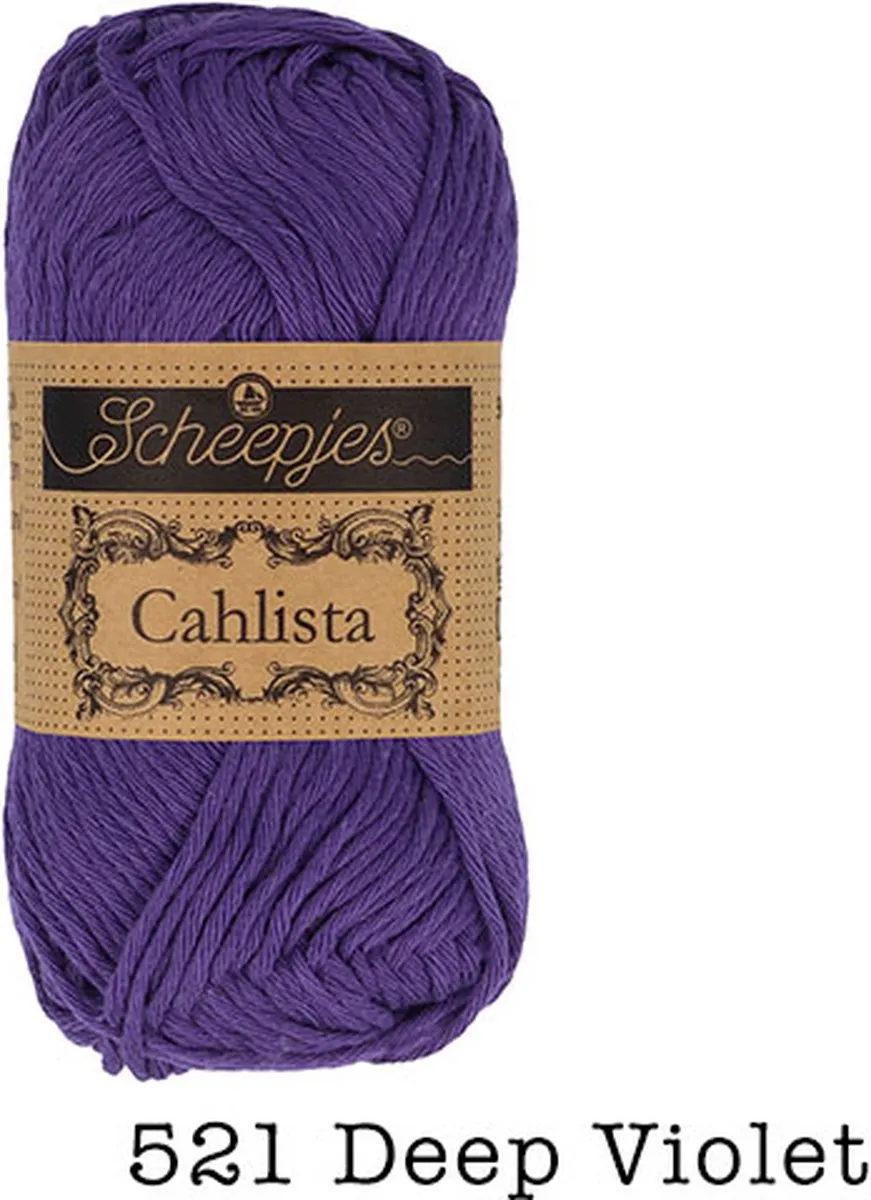 Scheepjes Cahlista Deep Violet 521
