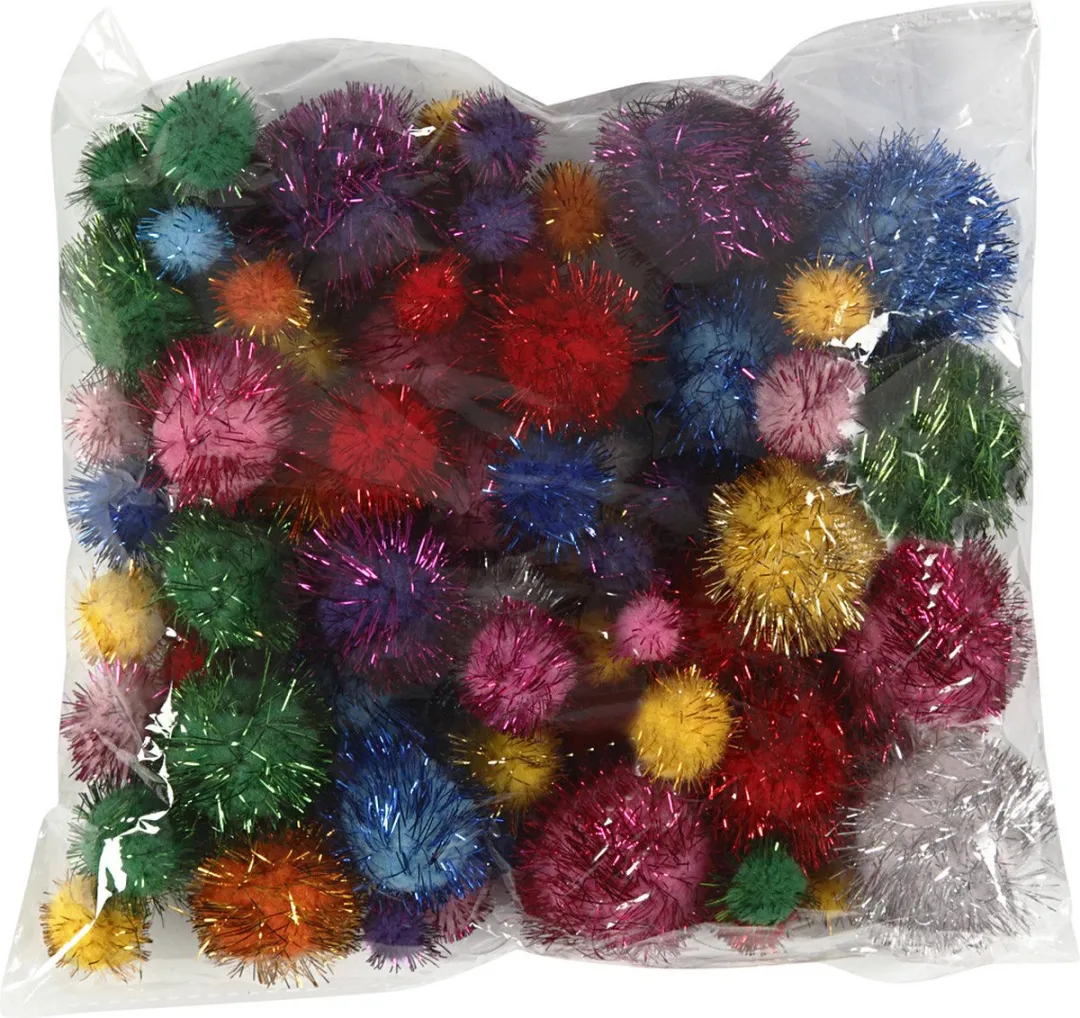 Creativ Company Pompoms Multigekleurd - 150 Stuks