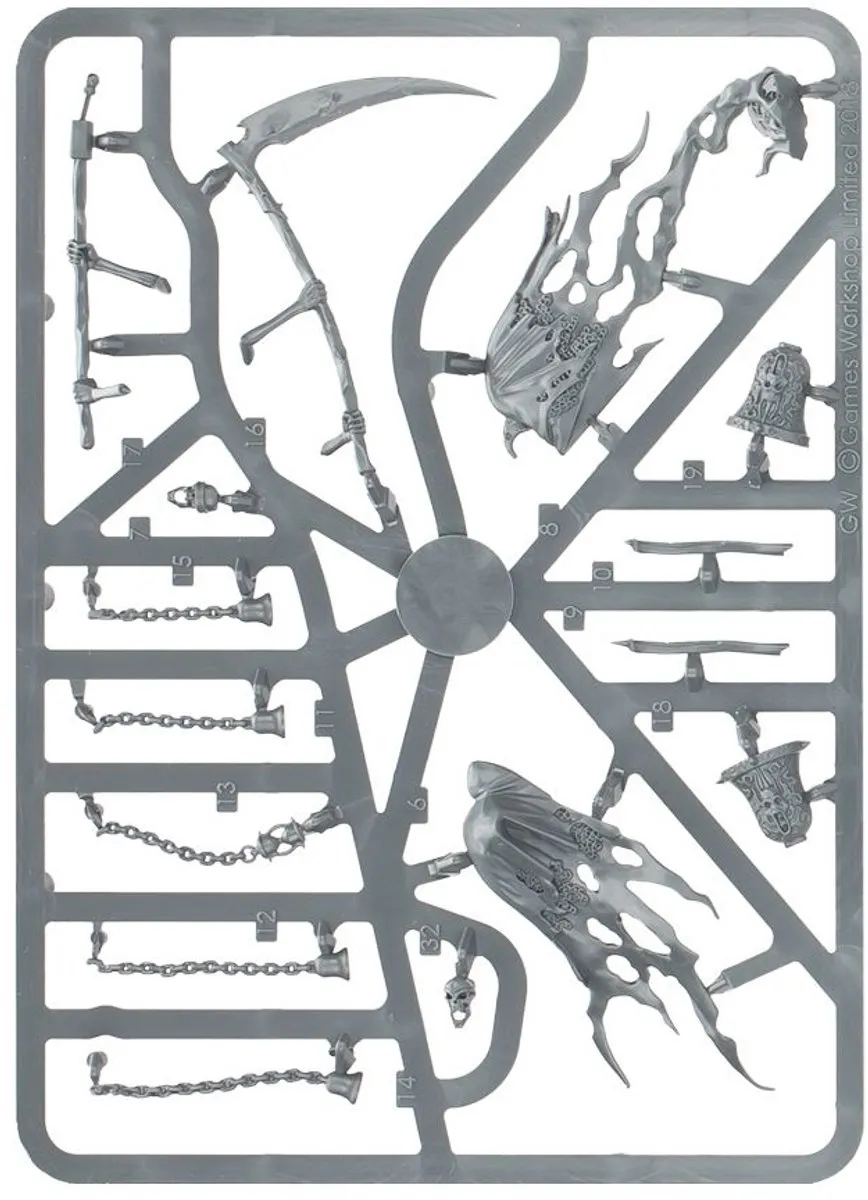 Games Workshop Warhammer Age of Sigmar Nighthaunt Grimghast Reapers - 42 Onderdelen