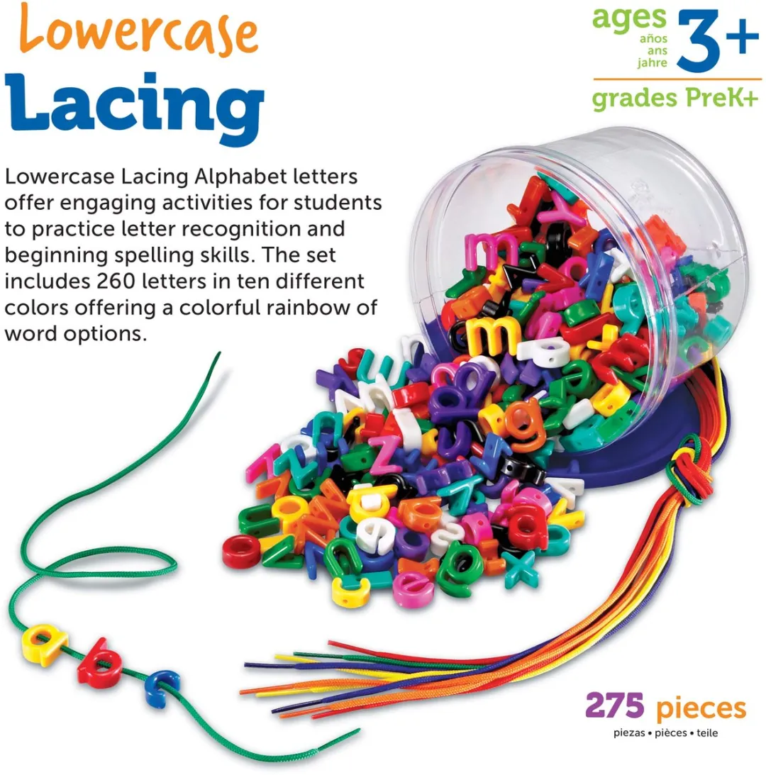 Learning Resources Alfabet Rijgletters - Multicolor