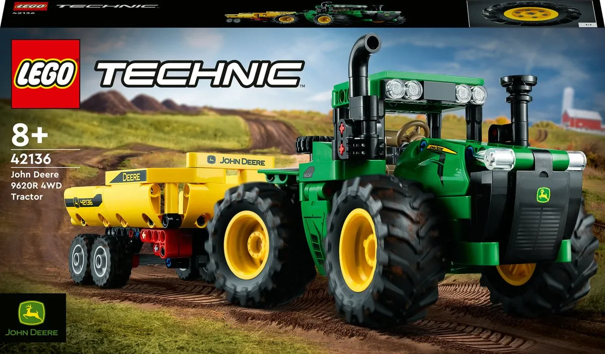 LEGO Technic John Deere 9620R 4WD Tractor 42136