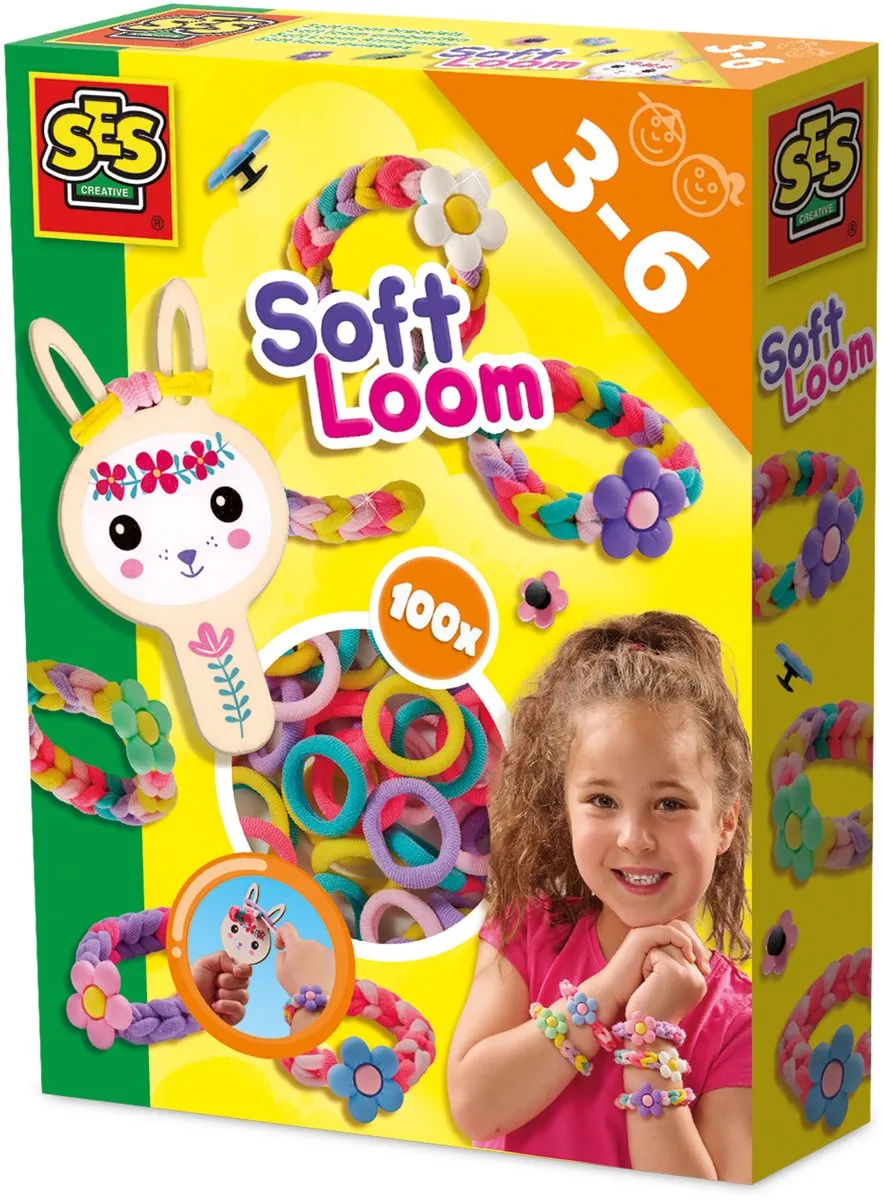 SES Creative Hobby 3-6 Soft Loom Armbanden